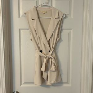 Melloday double breasted vest